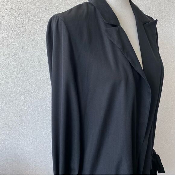 14th & Union Black Open Front Jacket Lightweight SZ M - Picture 3 of 12